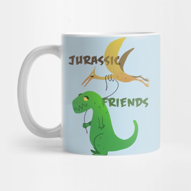 Jurassic Friends by Contenebratio